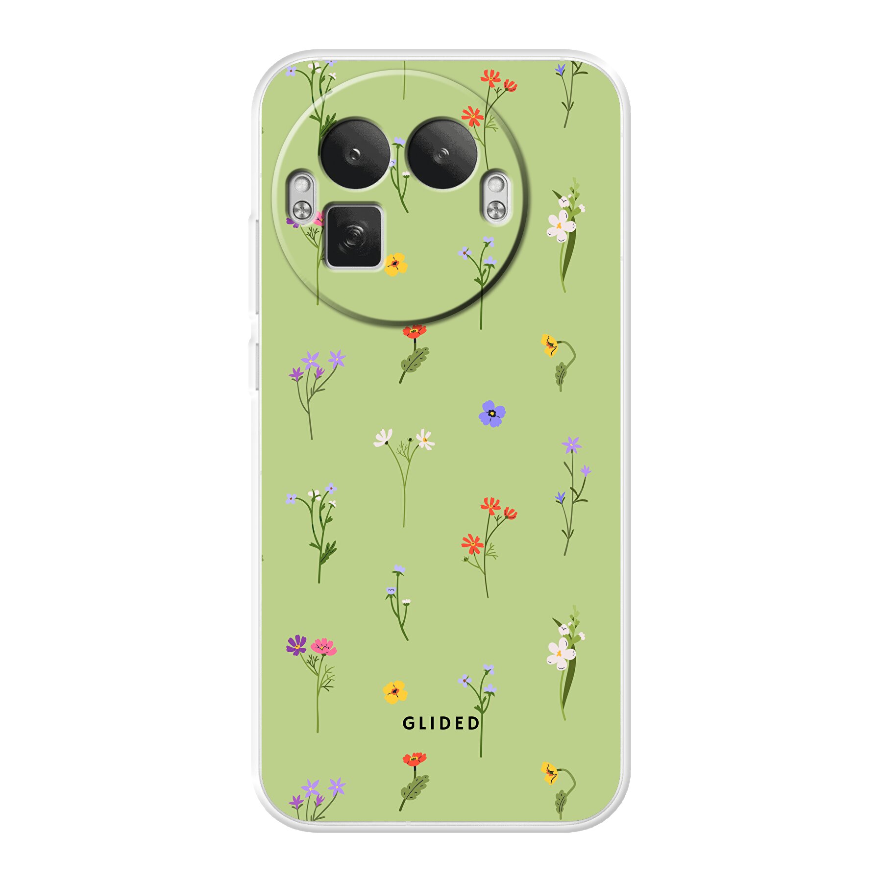 Image du produit Green Floral - Realme GT 8 Pro Coque de téléphone
