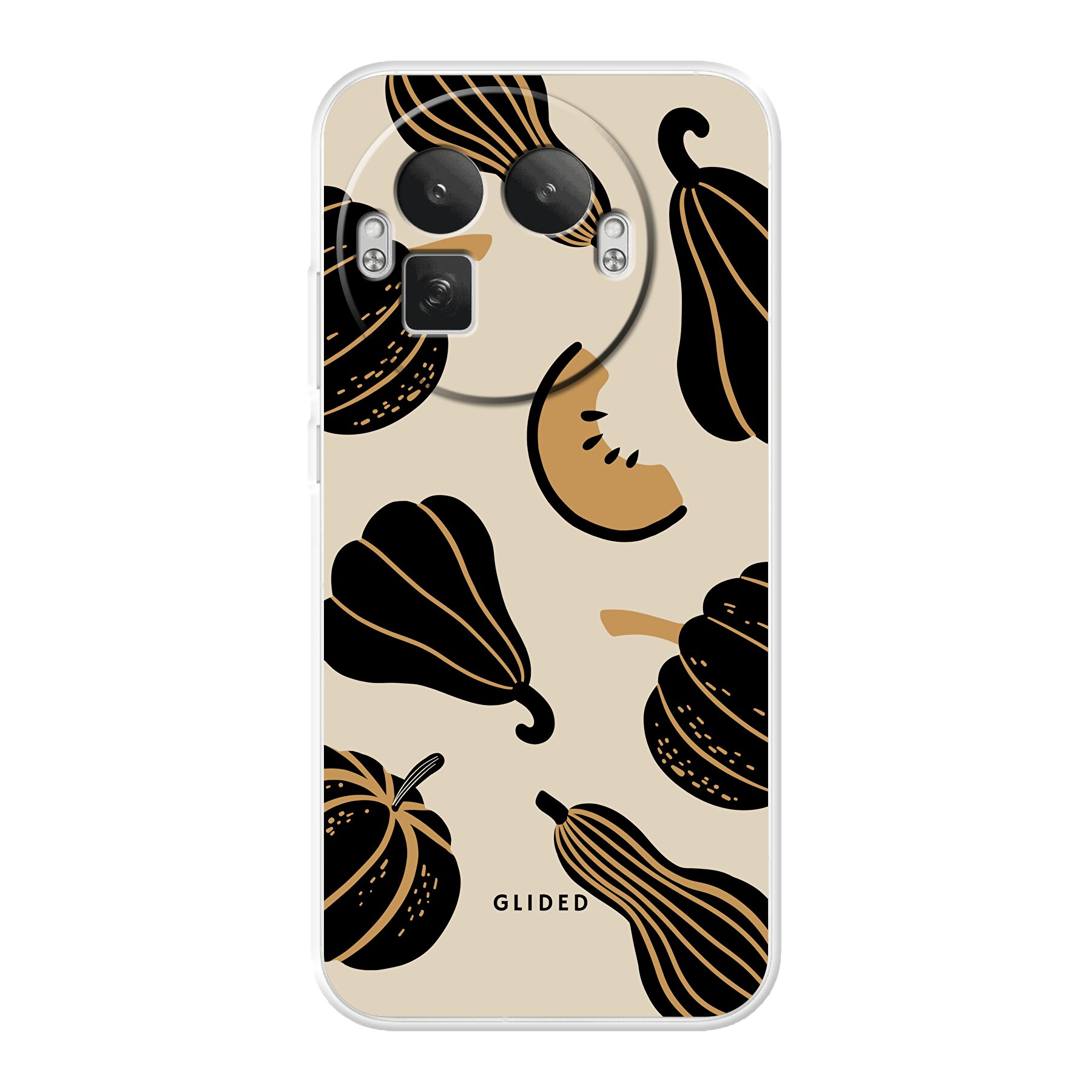 Product image Beige and Black Pumpkin - Realme GT 8 Pro Phone case