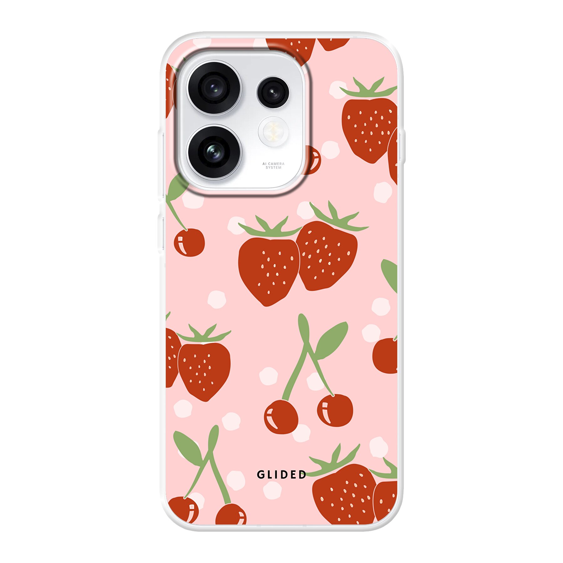 Product image Cherry meets Strawberry - Oppo Reno16 Pro Phone case