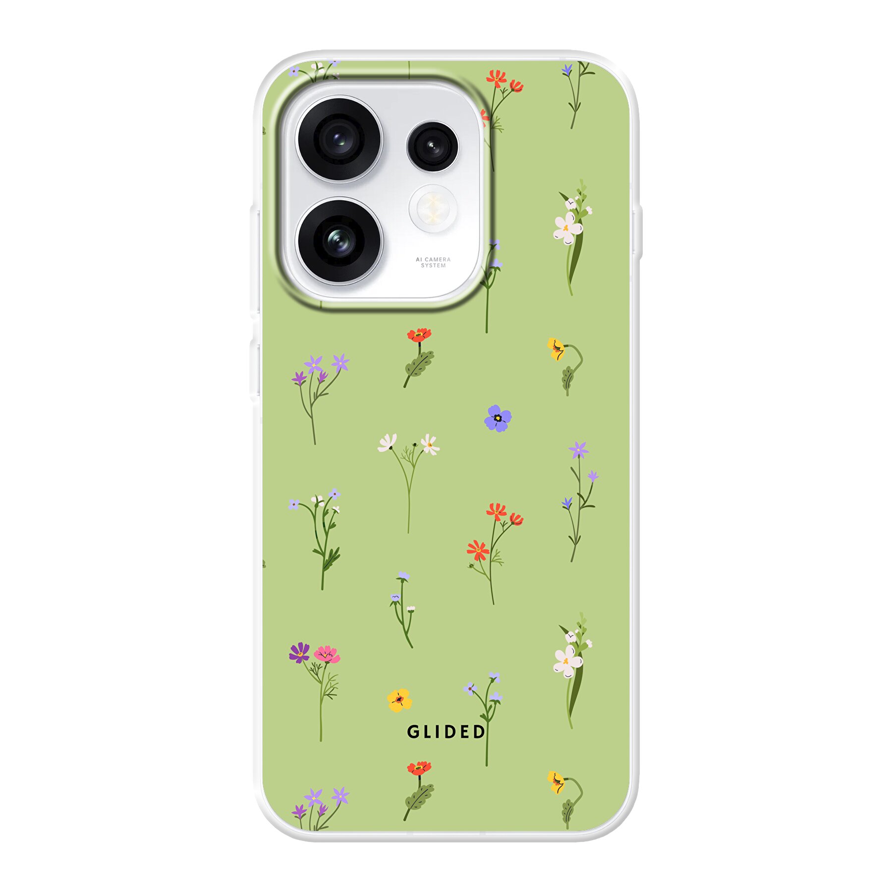 Product image Green Floral - Oppo Reno16 Pro Phone case
