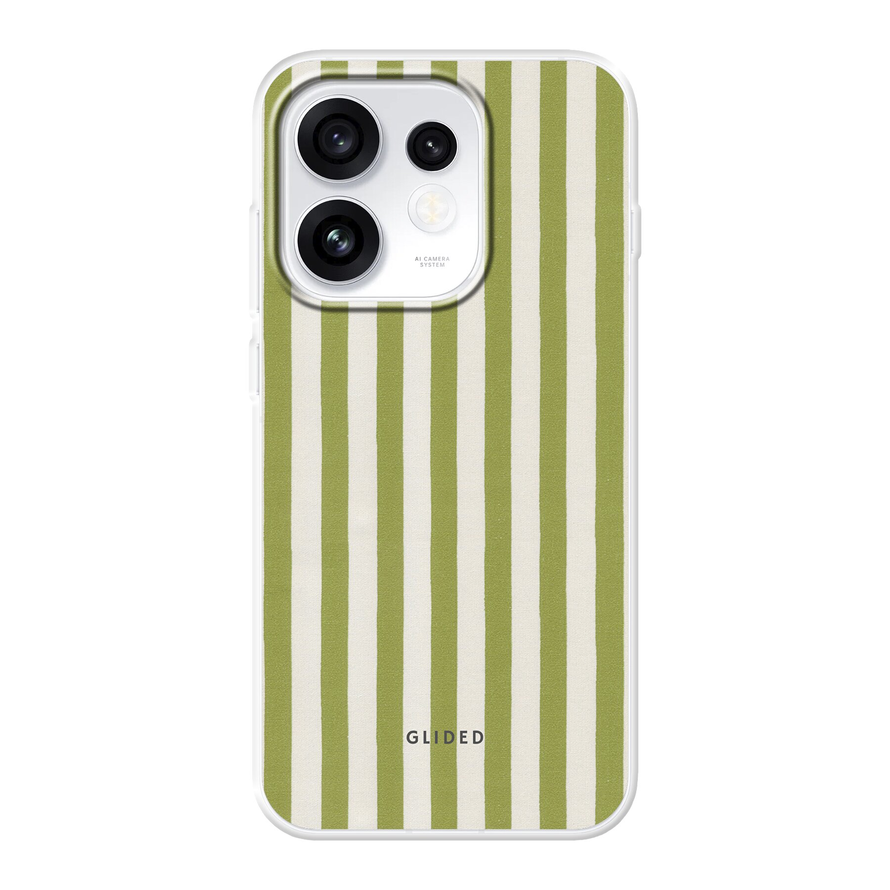 Product image Green and Cream - Oppo Reno16 Pro Phone case