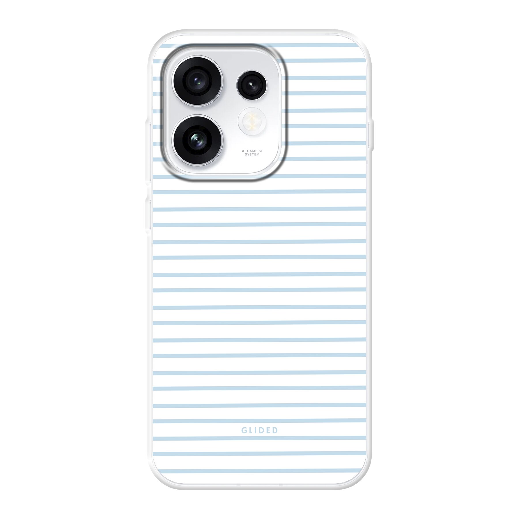 Product image Blue & White Stripes - Oppo Reno16 Pro Phone case