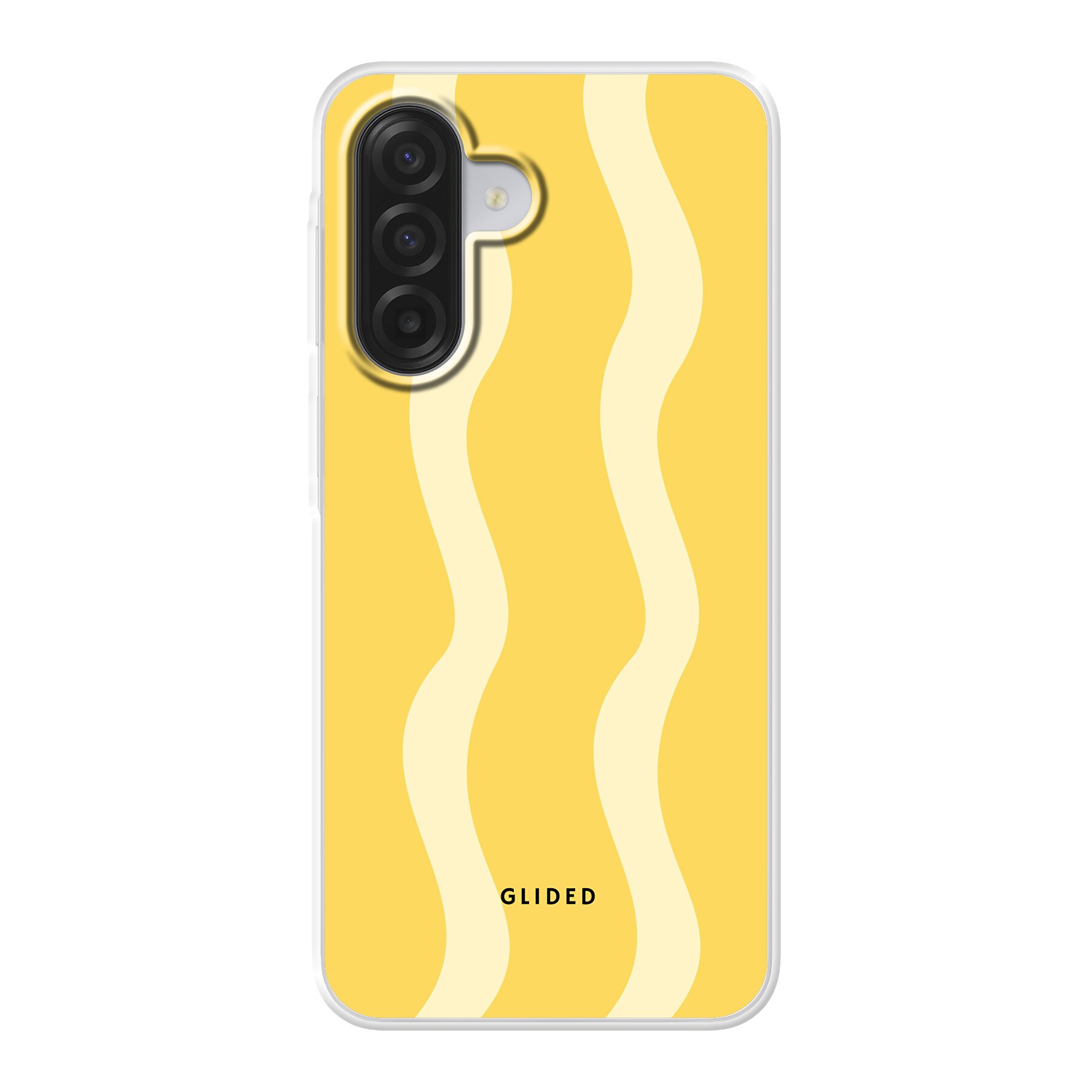 Product image Yellow Wavy - Samsung Galaxy A18 5G Phone case