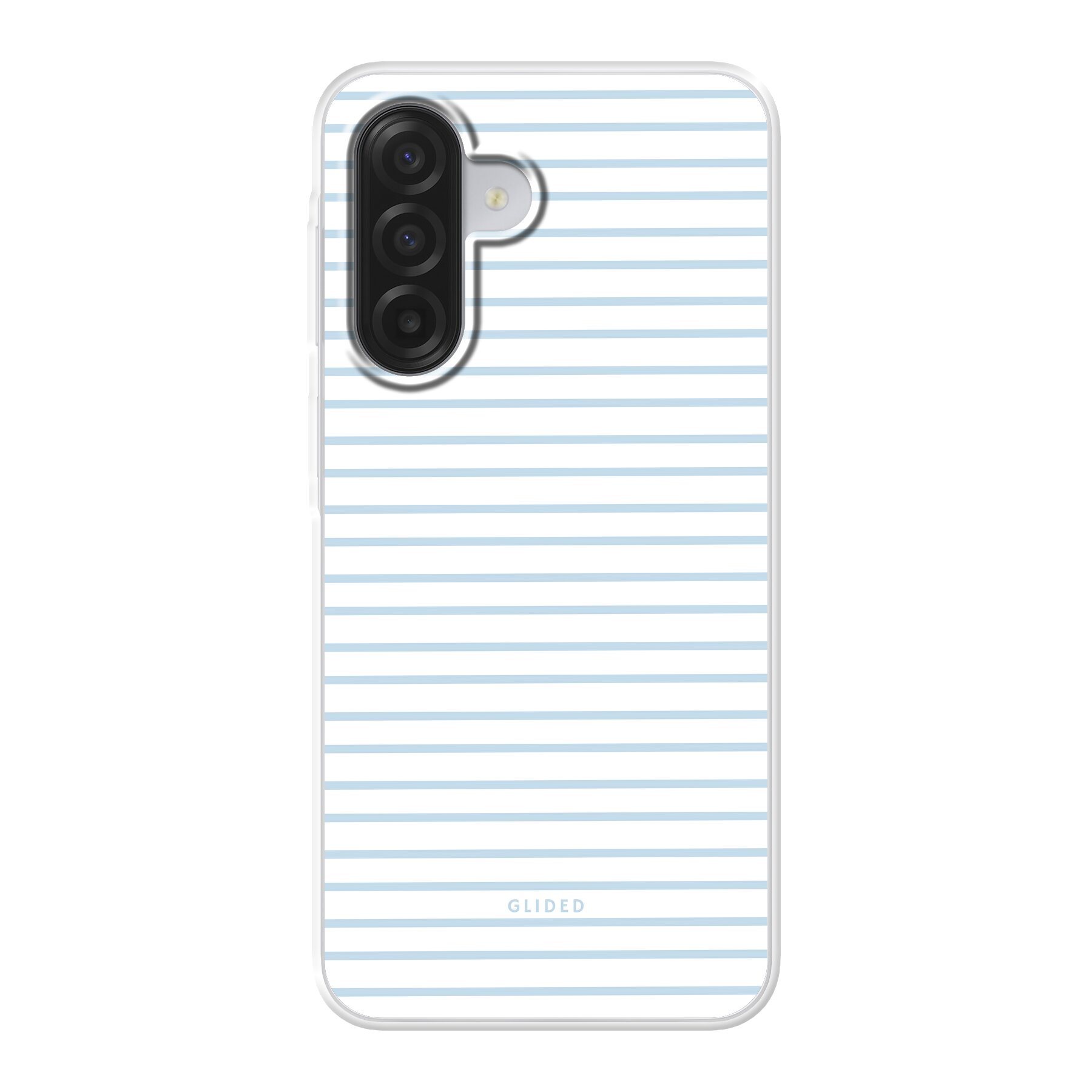 Product image Blue & White Stripes - Samsung Galaxy A18 5G Phone case