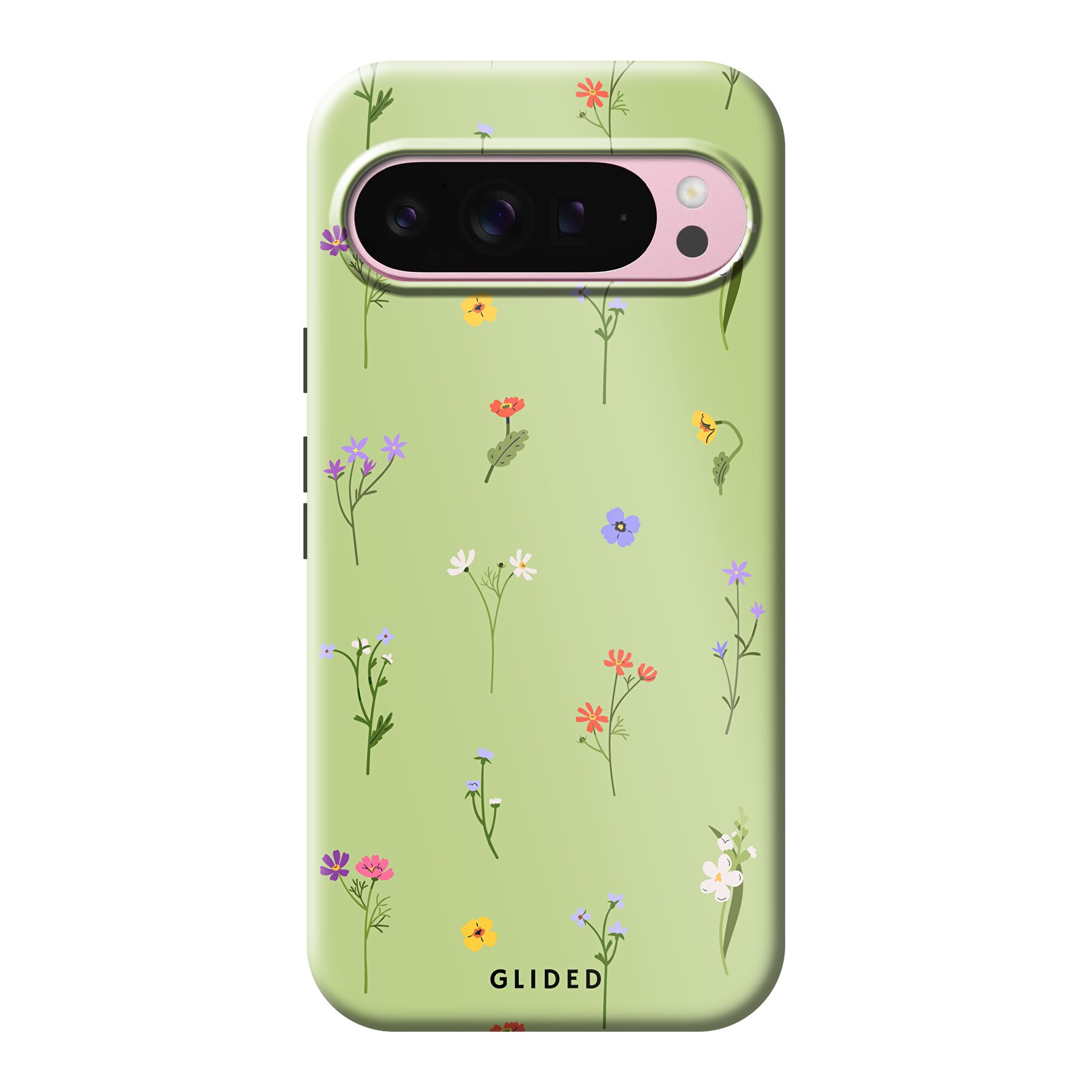 Produktbild Green Floral - Pixel 9 Pro XL Handyhülle