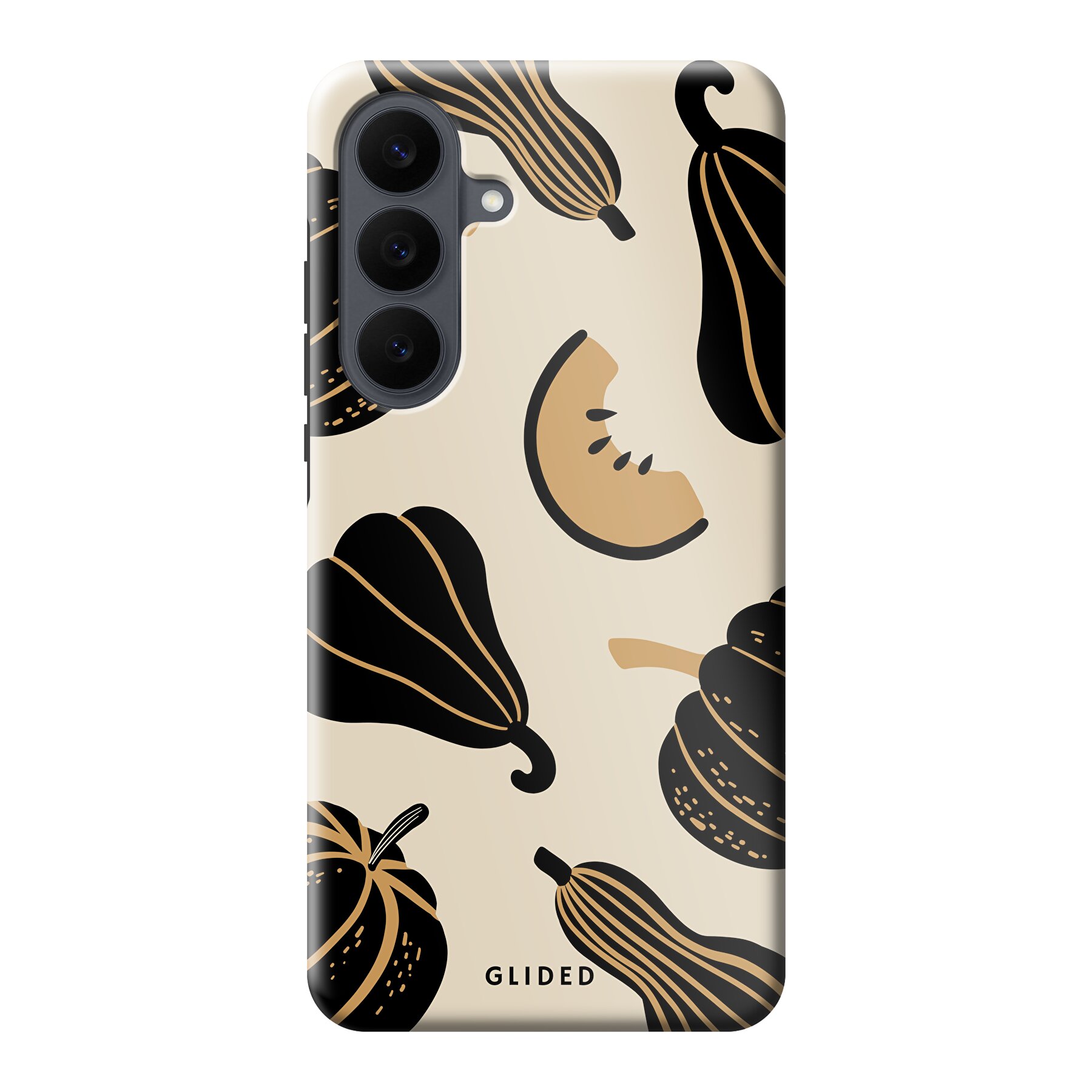Produktbild Beige and Black Pumpkin - Samsung Galaxy S26 FE Handyhülle