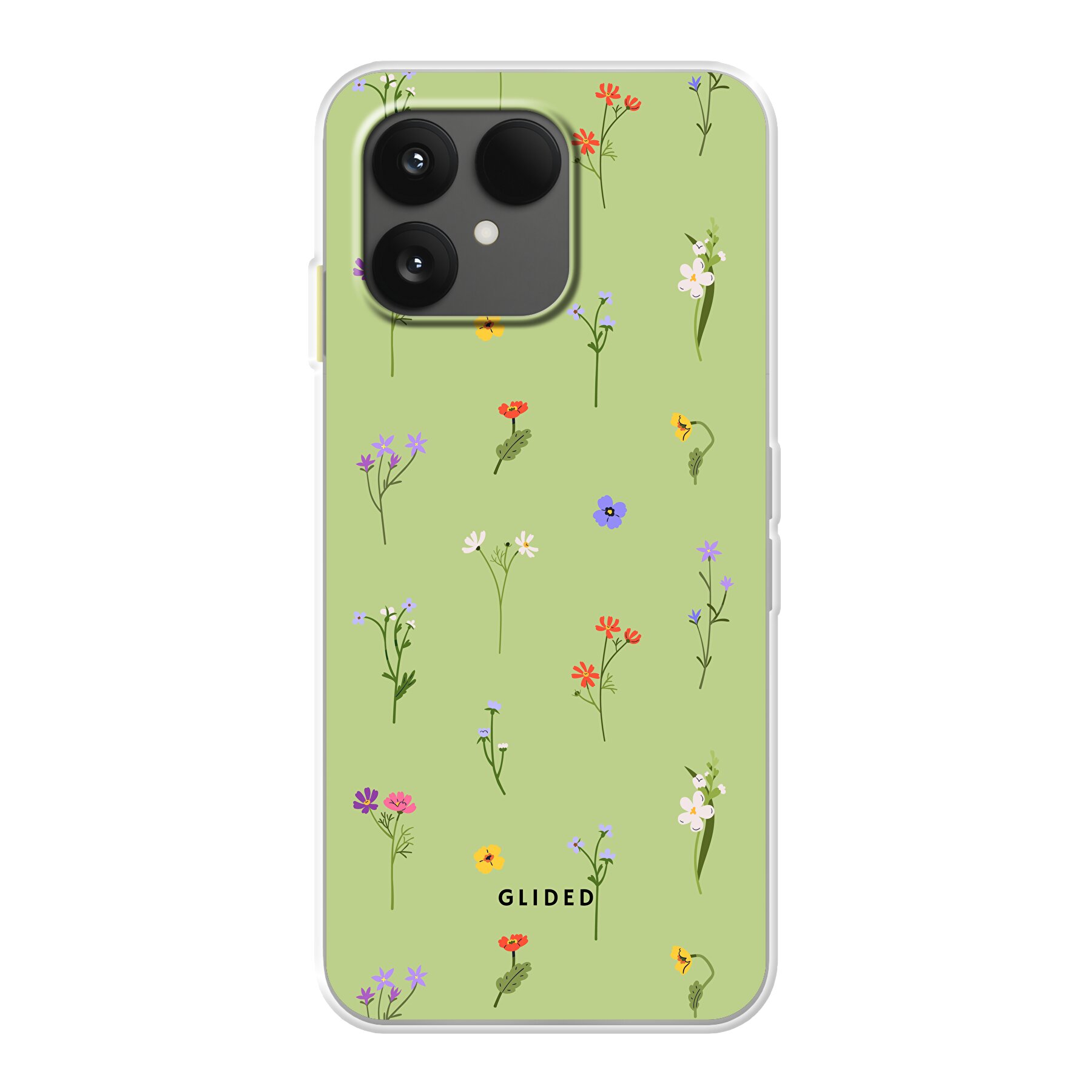 Izdelek slika Green Floral - Fairphone 6+ Ohišje za telefon