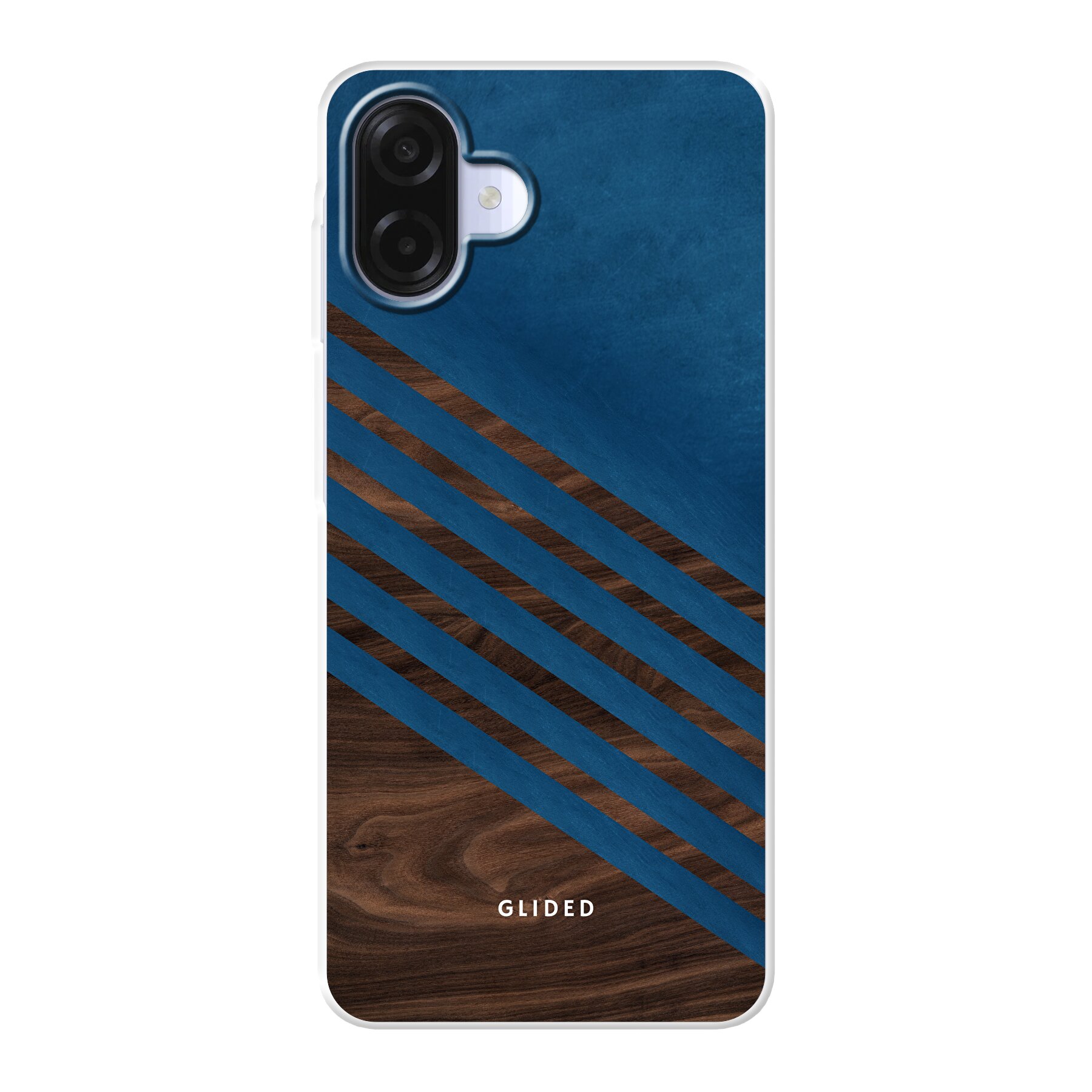 Produktbild Blue Wood - Samsung Galaxy A08 Handyhülle