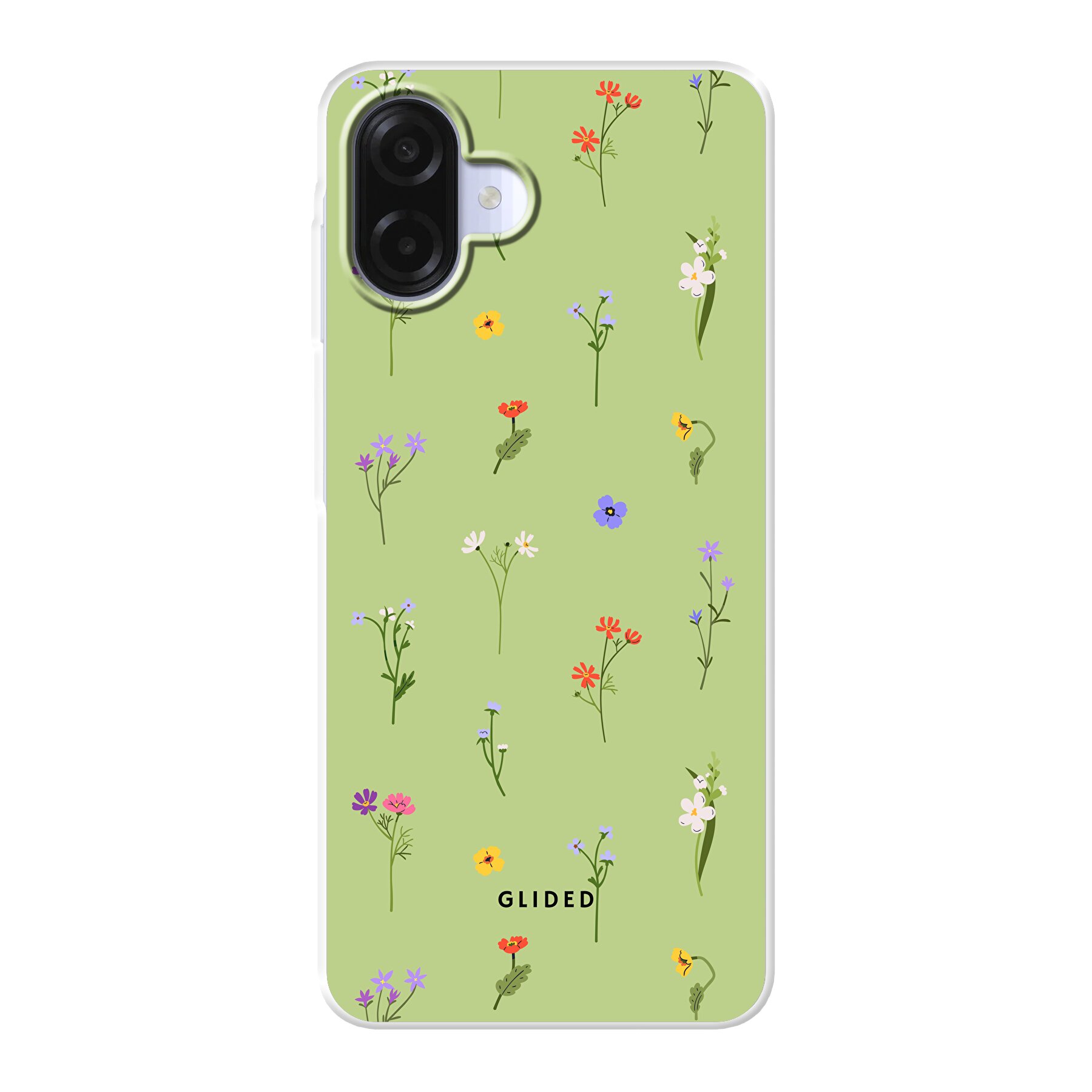 Produktbild Green Floral - Samsung Galaxy A08 Handyhülle