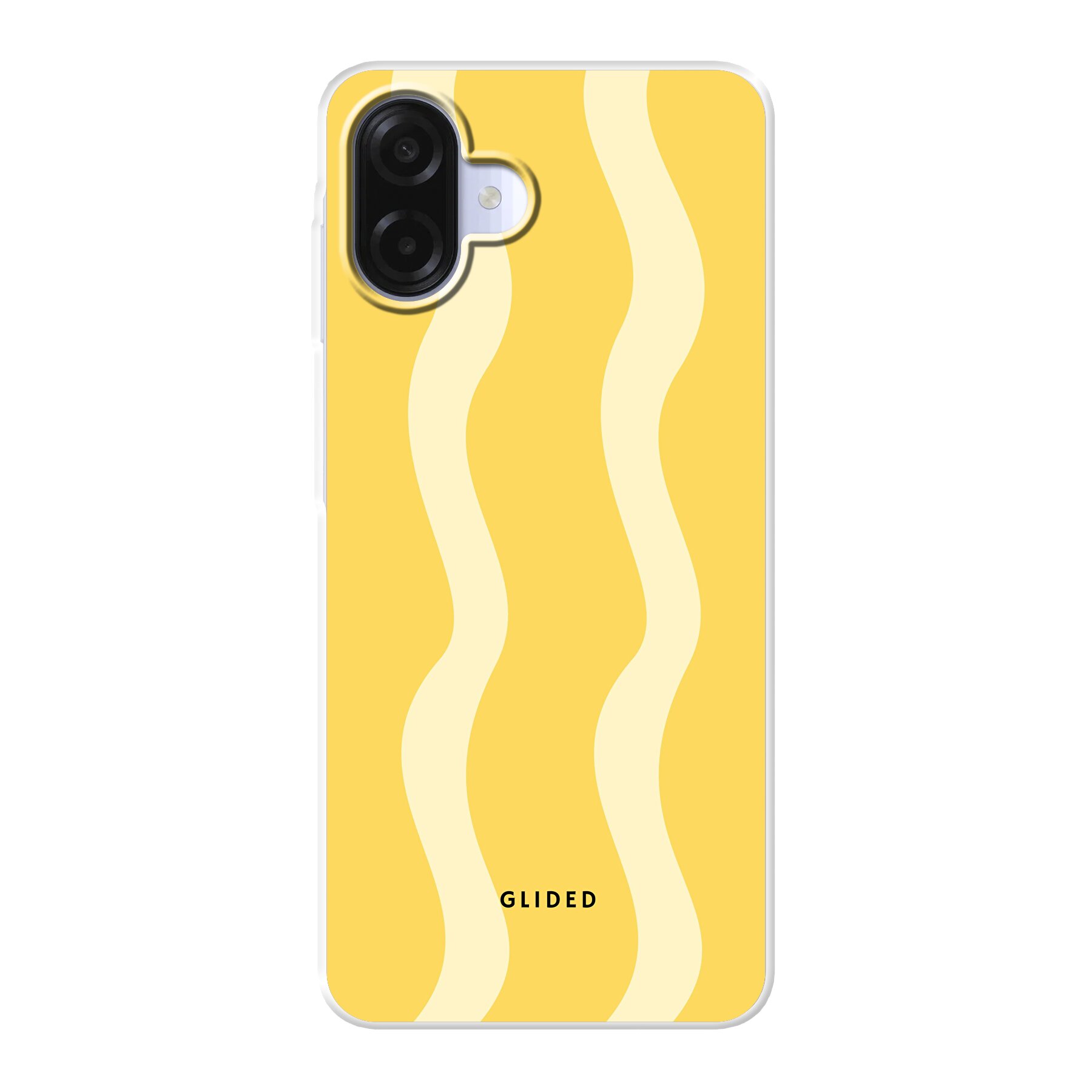 Produktbild Yellow Wavy - Samsung Galaxy A08 Handyhülle