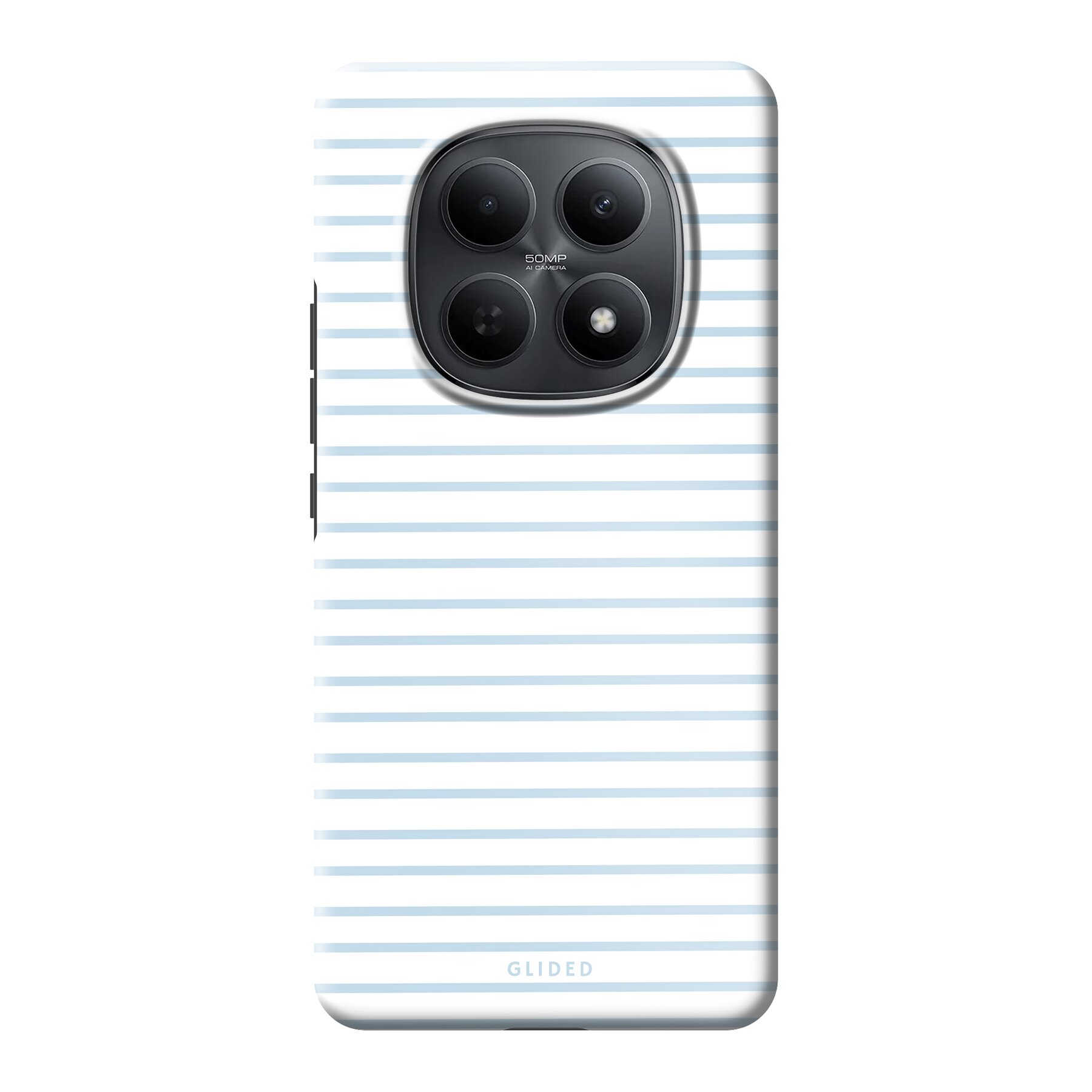 Image du produit Blue & White Stripes - Xiaomi Redmi Note 15 5G Coque de téléphone