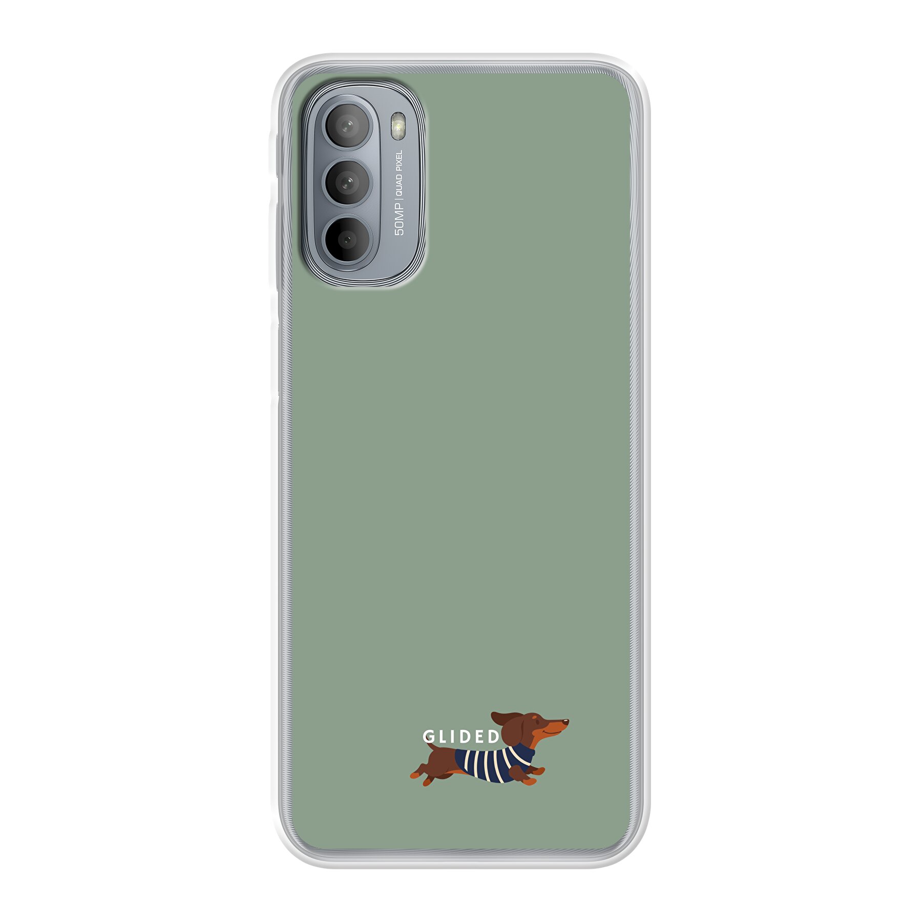 Olive Cuddles - Motorola Moto G31 Handyhülle