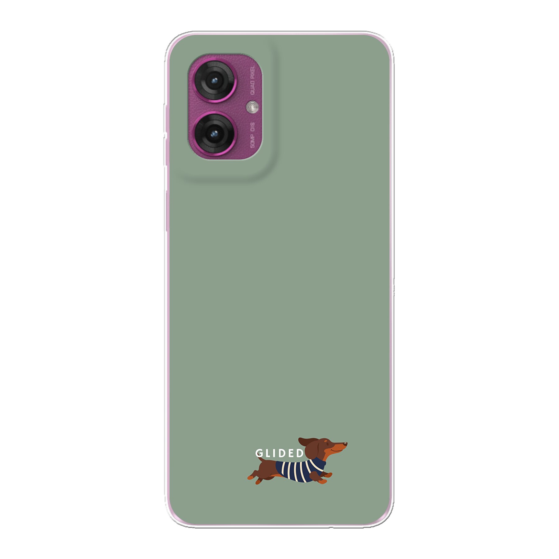 Olive Cuddles - Motorola Moto G55 Handyhülle