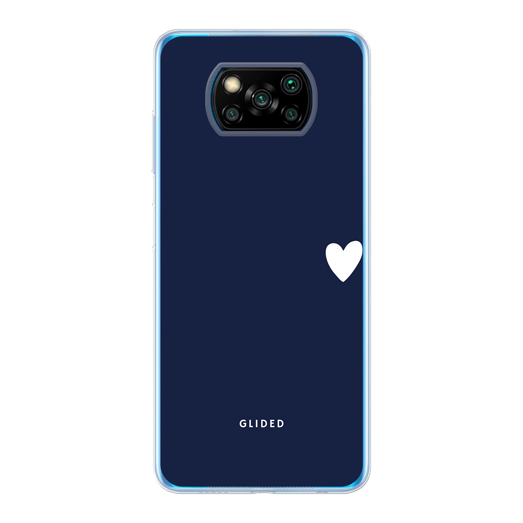 Blue Love - Xiaomi Poco X3 NFC Handyhülle