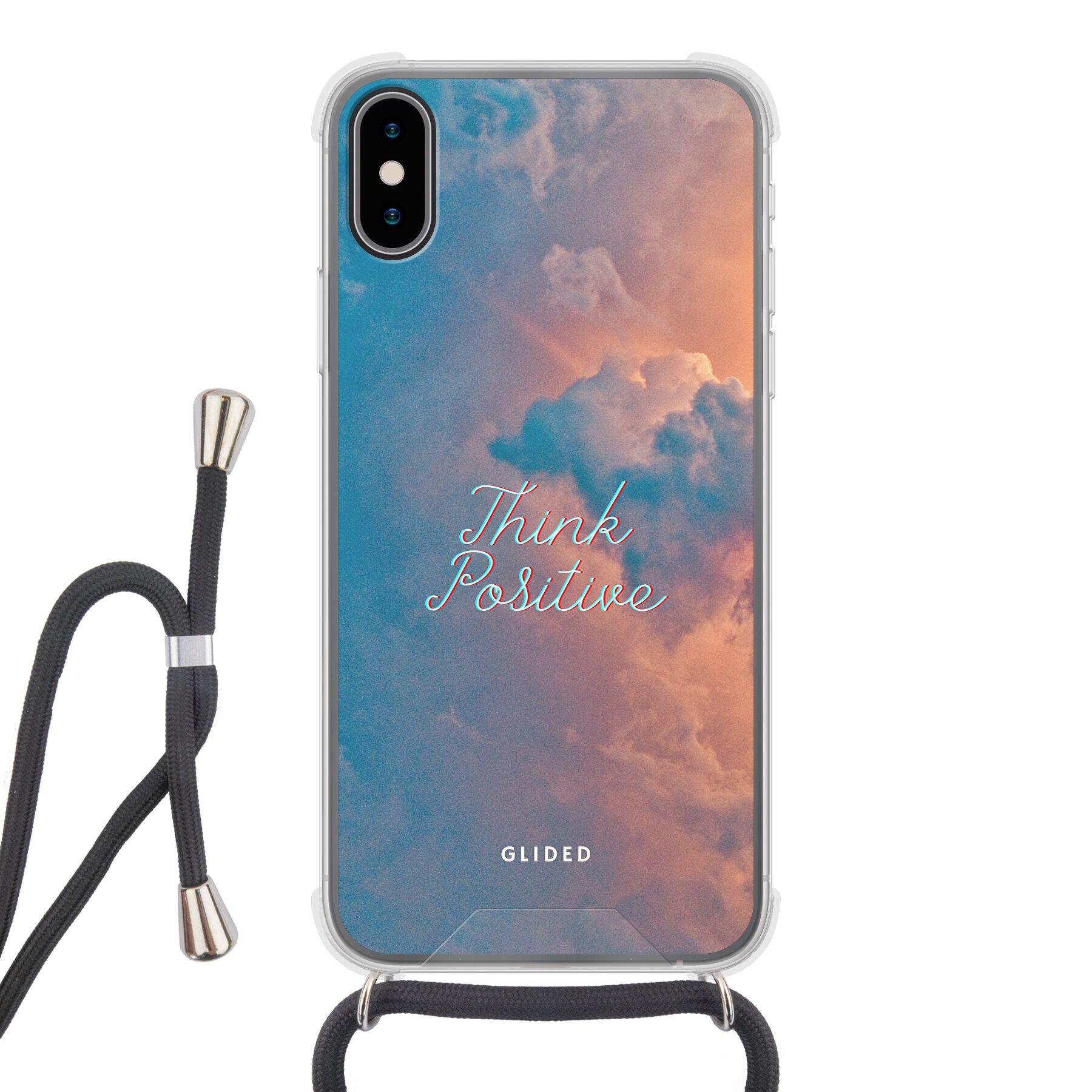 Produktbild Think positive - iPhone X/Xs Handyhülle