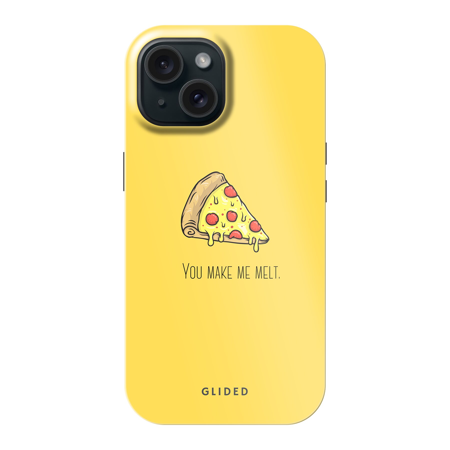 Flirty Pizza - iPhone 15 Handyhülle