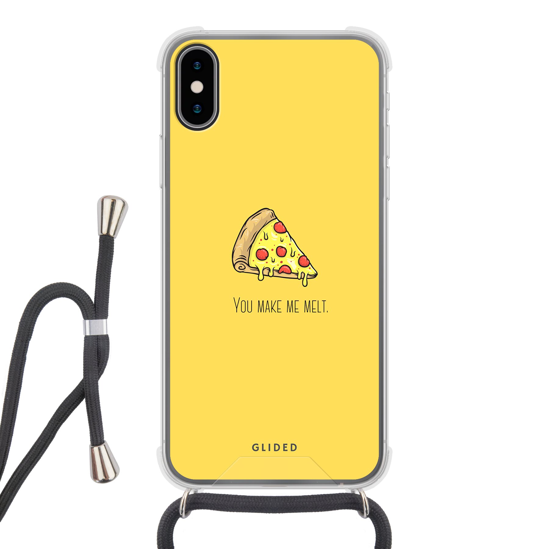 Produktbild Flirty Pizza - iPhone X/Xs Handyhülle