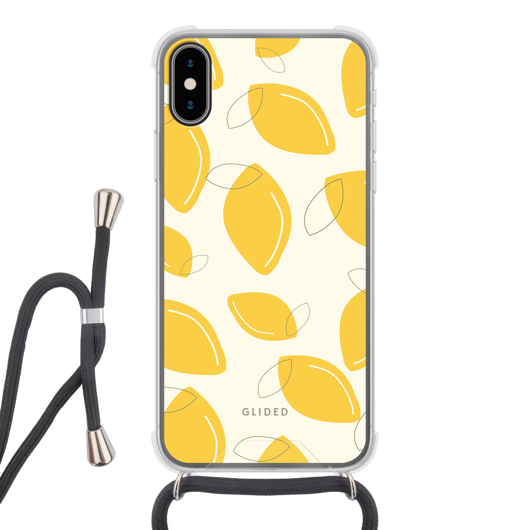 Produktbild Abstract Lemon - iPhone X/Xs Handyhülle