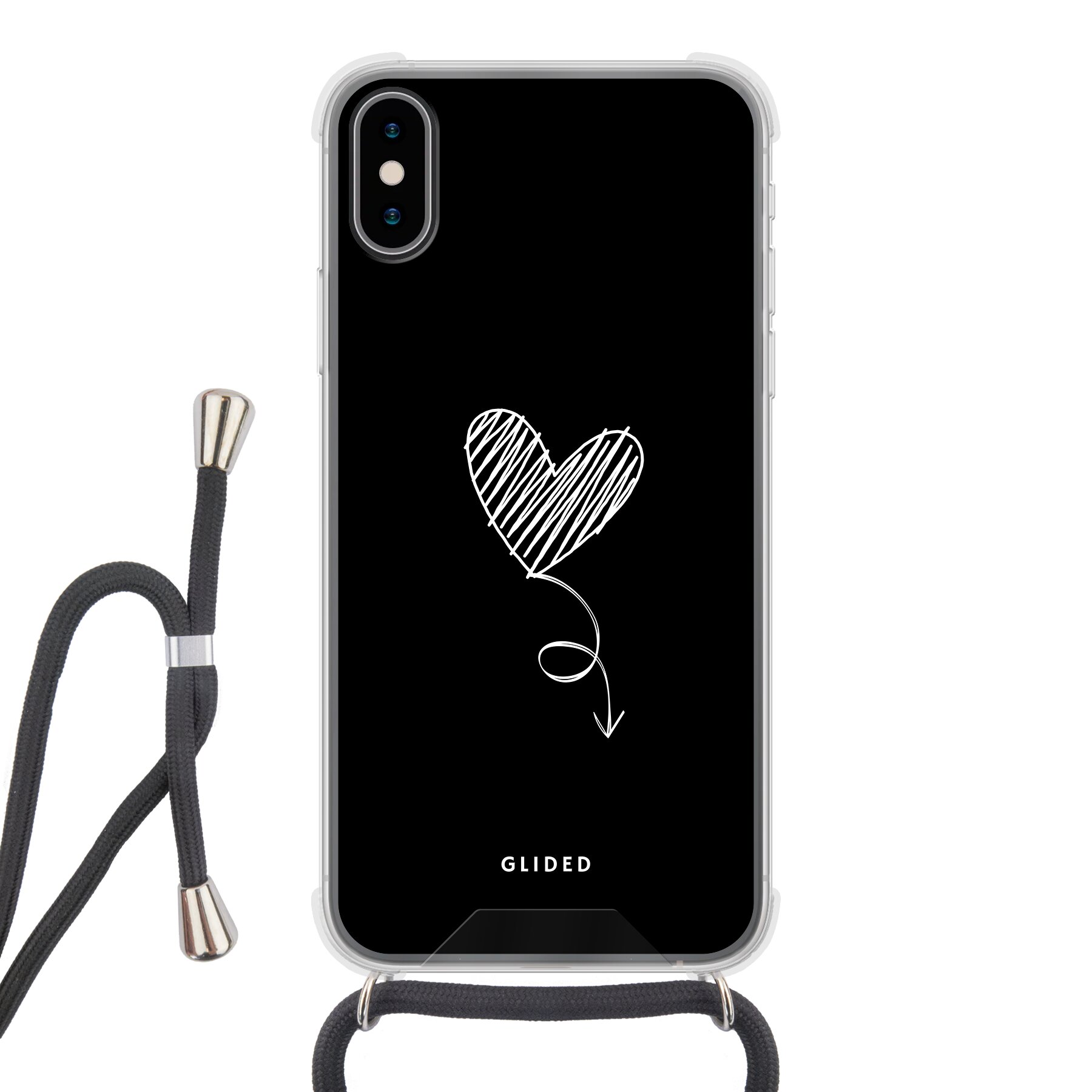 Produktbild Dark Heart - iPhone X/Xs Handyhülle