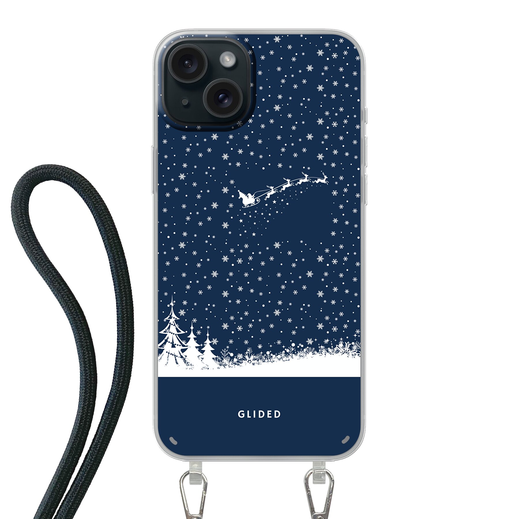 Produktbild Flying Santa - iPhone 15 Plus Handyhülle
